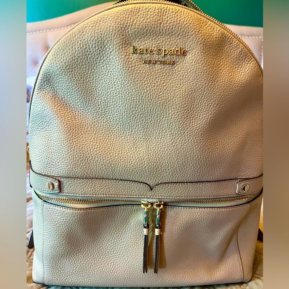 Kate Spade Pebbled Leather Laptop Backpack